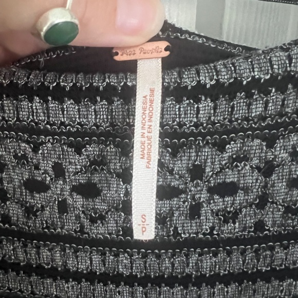 Free People Black and Grey Bodycon dress - Picture 5 of 8